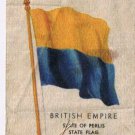 BBritish Empire State Of Perlis State Flag Kensitas Cigarettes Silk Trade Card