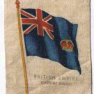 British Empire Customs Ensign Flag Kensitas Cigarettes Silk Trade Card