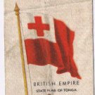 BBritish Empire State Flag Of Tonga Flag Kensitas Cigarettes Silk Trade Card
