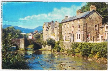 Postcard The Bridge Beddgelert Gwynedd Wales UK