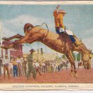 Postcard Western Stampede Calgary Alberta Canada Savings Bonds 1949