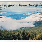 North Carolina Postcard Above The Clouds Clingmans Dome Great Smoky Mountains