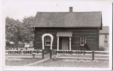 Home Sweet Home Postcard 1875 RPPC If Ye Canna Walk The Narrow Path Keep Out
