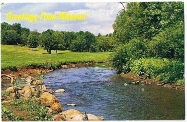 Missouri Postcard Missouri River Meadow