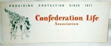 Ink Blotter Confederation LIfe Association