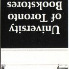 Ontario Matchbook Cover University Of Toronto Bookstores White Publisher Eddy