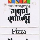 Matchbook Cover Round Table Pizza Restaurants