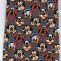 Disney Handmade Neck Tie Mickey Mouse Minnie Donald Goofy 100% Silk