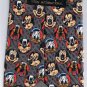 Disney Handmade Neck Tie Mickey Mouse Minnie Donald Goofy 100% Silk