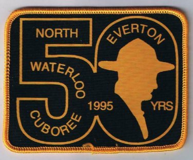 Scouts Canada Patch North Waterloo Cuboree Everton 50 Years 1995