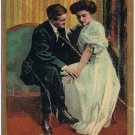 Postcard Deeply Interested In A New Love Story
