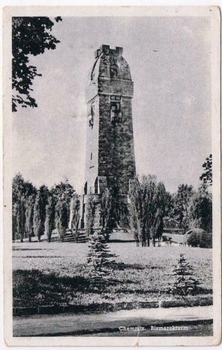 Germany Postcard Chemmitz Bismarckturm