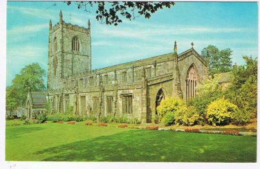 United Kingdom UK Postcard Skipton Church