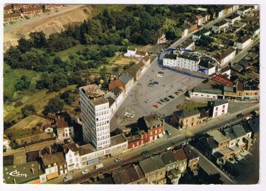 Belgium Postcard Couilett Queue Aerial View