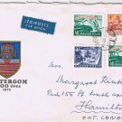 Stamps Art Hungary Envelope Budapest Legyunk Baratok a Kozlekedesben Transport