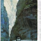 Postcard Bus By The Cliff Of E-W Cross Island Highway Taiwan