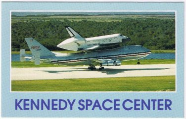 Postcard Kennedy Space Center Shuttle Landing Facility Florida