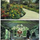 Postcard Les Maison de Bouteilles The Bottle Houses Cap Egmont PEI