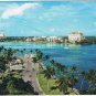 Florida Postcard West Palm Beach Scenic Flagler Drive Paddle Queen River Ferry