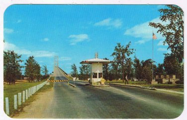 New York Postcard Tall Gate American Side Thousand Islands International Bridge