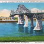 Postcard Le Pont Jacques Cartier Bridge Between Montreal & Longueuil Quebec