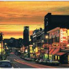 Postcard Chinatown At Night Vancouver British Columbia