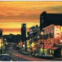 Postcard Chinatown At Night Vancouver British Columbia