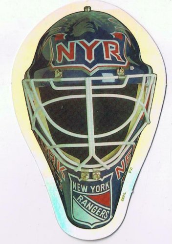 NHL PVI Die Cut Goalie Card New York Rangers