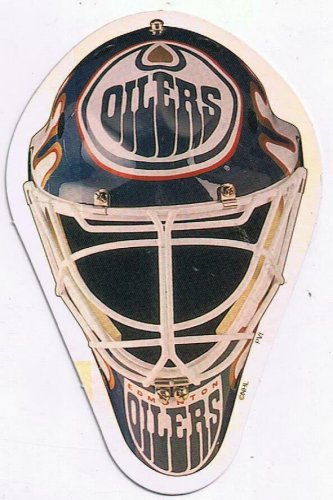 NHL PVI Die Cut Goalie Card Edmonton Oilers