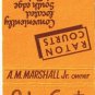 Matchbook Cover Raton Court Raton New Mexico