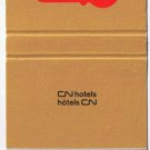 Matchbook Cover Canadian National CN Hotels Red Key