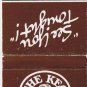 Matchbook Cover The Keg Steak & Seafood See You Tonight