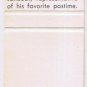 Matchbook Cover FDR Monogram Sailboat