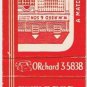 Matchbook Cover WW Reed & Son Insurance Streetsboro Ohio