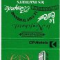 Matchbook Cover CN Hotels Le Chateau Champlain