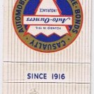 Matchbook Cover Edward W Olsen Insurance Starbuck Minnesota