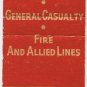 Matchbook Cover Edward W Olsen Insurance Starbuck Minnesota