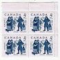 Canada Stamps 5c 1962 Jean Talon Block of 4 MNH Scott 398
