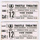 Vintage Theatre Tickets Thistle Theatre Brock University St Catherines Ontario