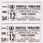 Vintage Theatre Tickets Thistle Theatre Brock University St Catherines Ontario