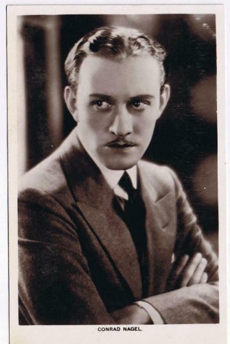 Celebrity Postcard RPPC Conrad Nagel Original 1930s UK Long Acre American Actor
