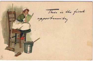 Comic Postcard This Is The First Opportunity Krik Away Series No 235