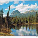 Alberta Postcard Mount Eisenhower Canadian Rockies Castle Mountain