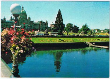 British Columbia Postcard Victoria Inner Harbour