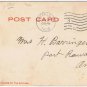 Postcard Rotograph Rapids Under Bridge To Third Sister Island Niagara Falls NY