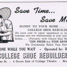 Brantford Ontario Advertising Card Ink Blotter College Shoe Rebuilders