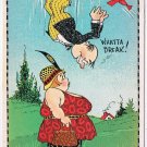 Postcard Happy Landing Whatta Break