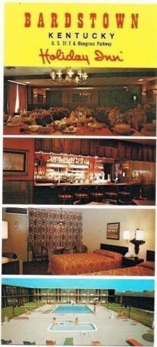 Bardstown Kentucky Postcard Holiday Innl Multi View Long Card