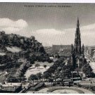 Edinburgh Scotland UK Postcard Princes Street and Castle dennis & Sons Phototone