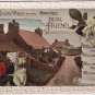 Postcard Embossed Sincere Wishes For Your Happiness Dear Friend